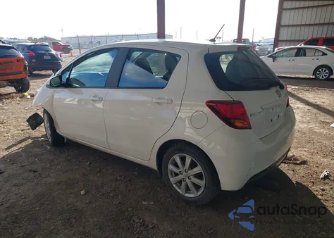 2015 Toyota Yaris Le z USA, uszkodzony, nr VIN VNKKTUD35FA040466